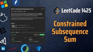 ✅ Constrained Subsequence Sum ✅ Not HARD - Dynamic Programming -Explained in Detail - Java -Leetcode