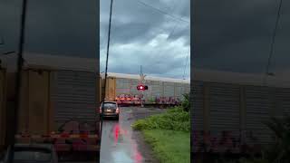 CSX M216 Autorack Train Going Backwards Part 2 From Marion, Ohio August 21, 2022 #train #csx #shorts