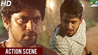 Naga Chaitanya Fight Scene | Rowdy Rajnikanth | New Hindi Dubbed Movie | Manjima Mohan, Baba Sehgal