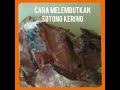 Cara melembutkan sotong kering