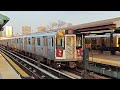 NYC Subway Flushing Line: R188 (7) Local & Express Action During PM Rush Hour at Mets-Willets Point