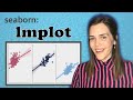 Seaborn lmplot | Comparing lmplot vs regplot and using the Seaborn lmplot hue and FacetGrid