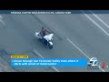 Chase through the San Fernando Valley ends with arrest of motorcyclist