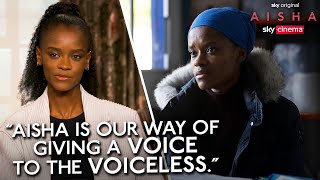 Aisha Exclusive Interview Letitia Wright And Frank Berry