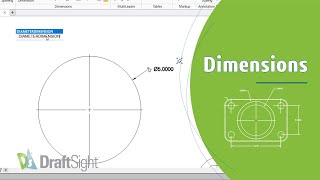 Create Diameter Dimension for a Circle Using Command Window
