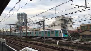 【西武の新型車両、新宿線でも試運転！】西武40000系40101F 新大久保駅付近を通過