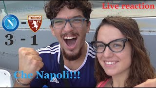 NAPOLI-TORINO 3-1 | CHE NAPOLI! Batte tutti! | LIVE REACTION STADIO CURVA A HD w/BeeButterfly