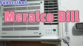 Carrier Inverter 1hp Window Type Aircon First Meralco Bill