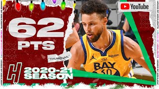 Stephen Curry UNREAL CAREER-HIGH 62 Points vs Trail Blazers | January 3, 2021