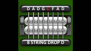 Perfect Guitar Tuner (8 String Drop D = D A D G C F A D)