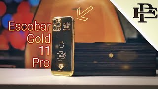 Escobar Inc is Selling Gold iPhones now. Escobar Gold 11 Pro Scam