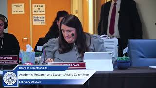 NSHE Board of Regents Academic, Research and Student Affairs Committee: 02/29/24