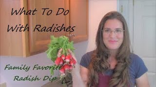 Radish Dip ~ Keto~ Vegetarian ~ Low Carb ~ Cook With Me ~ My Quaint Cottage