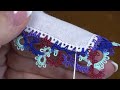 Attaching Tatting to a Hanky-Shuttle or Needle