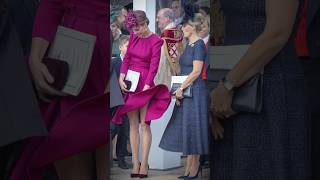 There are times that Princess Catherine’s dress flew up because of the wind.
