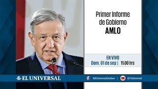 Transmisión del Primer Informe de Gobierno de AMLO