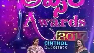 keerthy suresh award on 2017 telugu