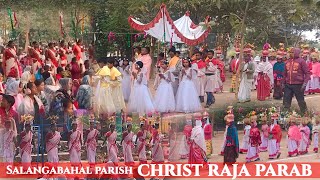 Christ Raja parab salangabahal parish [holy mass](part 2) video . video ke jaruru dekba