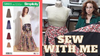 Sewing Simplicity 8923 Fabulous Boho Hippie Skirt