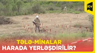 Tələ-minalar harada yerləşdirilir?