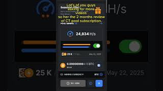 2 months review of CT POOL mining subscription #bitcoin #mining #cryptocurrency #powerpool