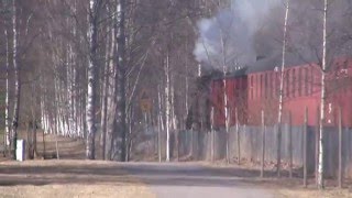 Tåg genom Falun - Påsken 2015