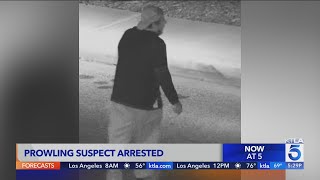 Prowling suspect arrested in Riverside County