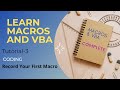 Tutorial-3 | Run your First Macros | Simple Macro |  Excel VBA and Macros complete tutorial |