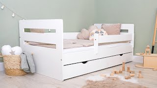 Ourbaby dětská postel Tomi - bílá/Ourbaby children's bed Tomi - white