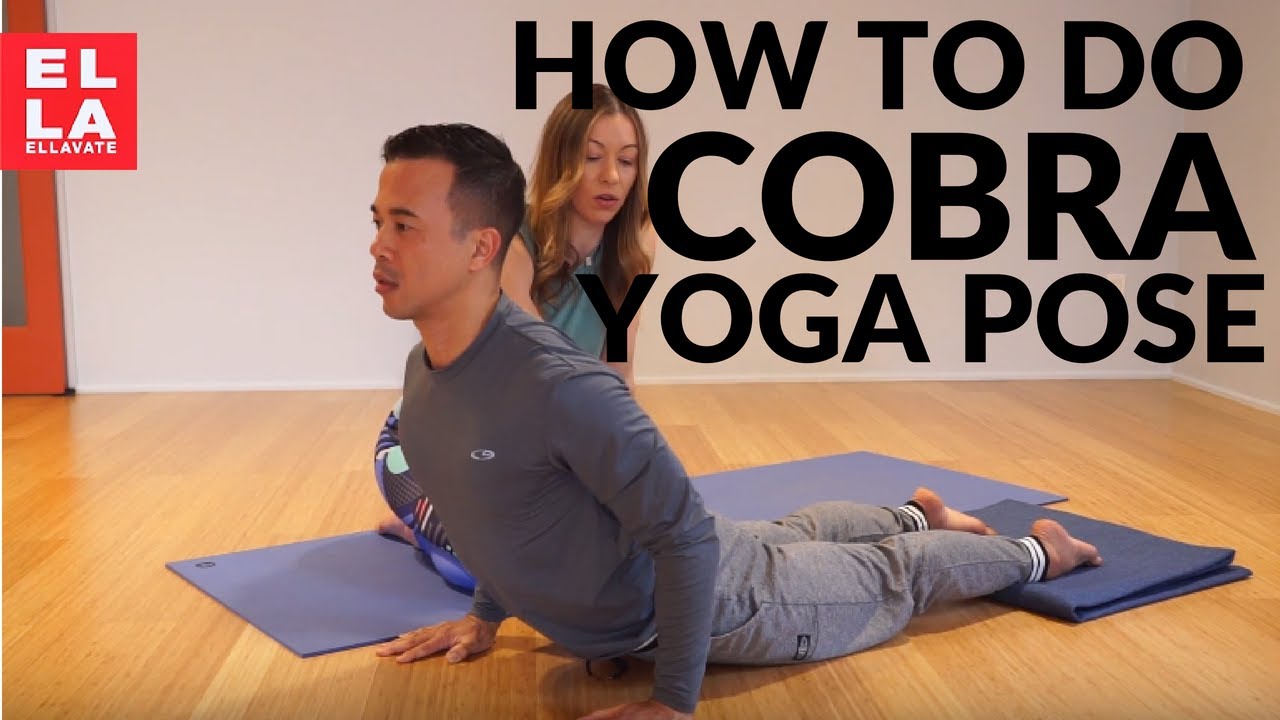 How To Do Cobra Pose I Yoga Tutorial - YouTube