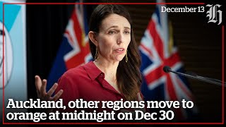 Covid-19: Auckland, other regions move to orange at midnight on Dec 30