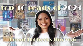 I read 114 books in 2024, here are my top TEN!