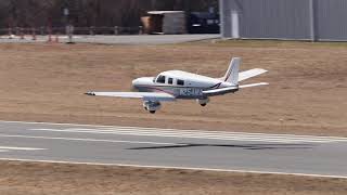 Piper Cherokee Six landing