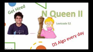 N Queens II | N Queens 2 | Leetcode 52 | Live coding session | Leetcode Hard