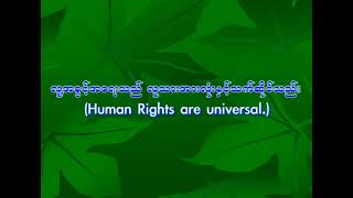 လူ့အခွင့်အရေး၏ အခြေခံအချက်များ (Basic Human Rights Facts)