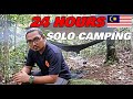 24 Hours SOLO Camping Adventure | Campfire Cooking | Catch & Cook | Camping Malaysia