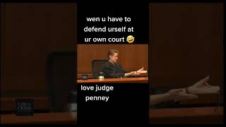 Judge Defending Herself In Her Own Court 😂 #shorts