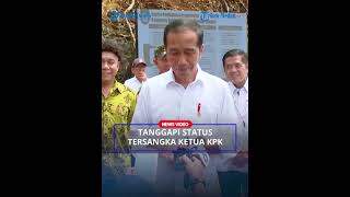 JOKOWI Respon Status Tersangka Ketua KPK Firli Bahuri