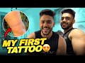 Zindagi ka pehla tattoo 😍 Family & Friends crazy reactions 😂