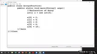 Lab14 Recorded Session 2 | Arrays and Methods in other classes | Komal Arif | #java #programming