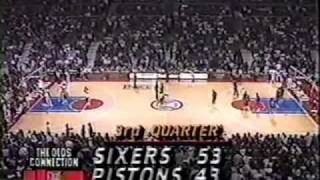 Sixers vs Pistons 19 04 1990  Part 5