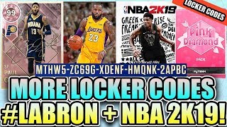 NEW LOCKER CODE + PINK DIAMOND + LEBRON JAMES TO LAKERS + NBA 2K19 NEWS