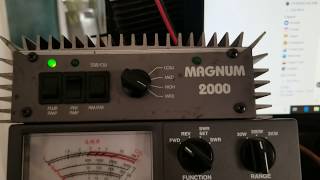 Magnum 2000 amplifier test