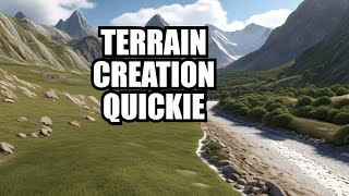 How to Create Quick Terrain with DAZ 3D’s Carrara Pro 8.5? | Time-lapse