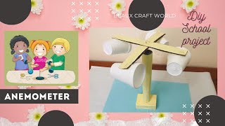 DIY Anemometer | Science Project | BEAUX CRAFT WORLD