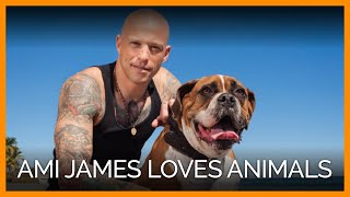 Ami James Loves Animals!