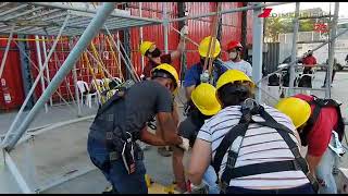 Simulação de Resgate em Altura - Treinamento NR35