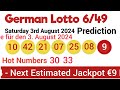 lotto 6aus49 vorhersage für den 3. august 2024 german lotto 6 49 prediction hot numbers 03.08.2024