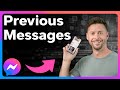 How To Check Previous Messages In Messenger