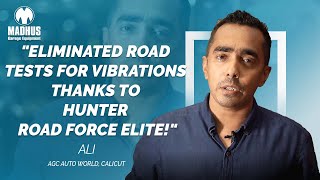 AGC Auto World, Calicut - Eliminated road tests for vibrations thanks to  Hunter Road Force Elite!